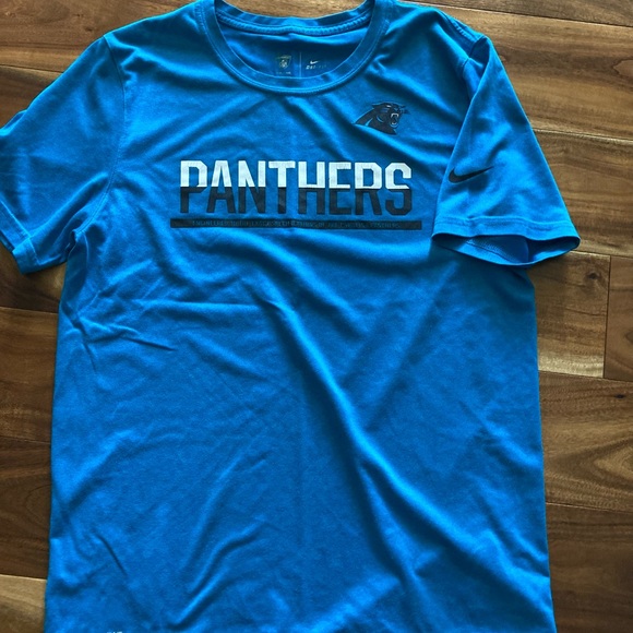 Panthers Football Nike youth shirt - size L - Picture 1 of 2